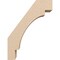 Ekena Millwork 5-inch W x 12-inch D x 16-inch H Merced Rough Cedar Woodgrain TimberThane Knee Brace, Primed BRCUR05X12X16MRCRCPR - alternate 6